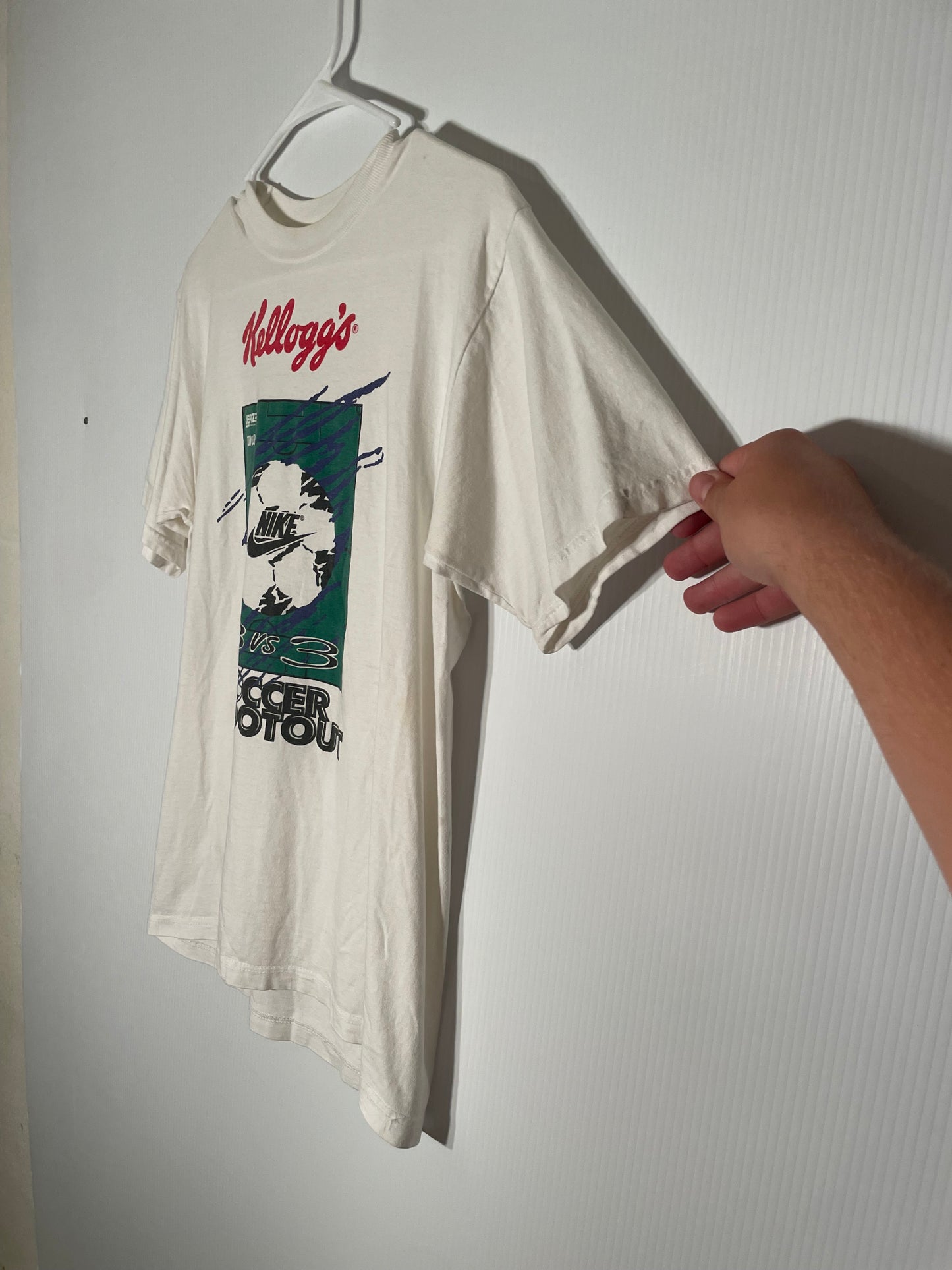 Vintage 1980’s Nike 3v3 Soccer Shootout Tee