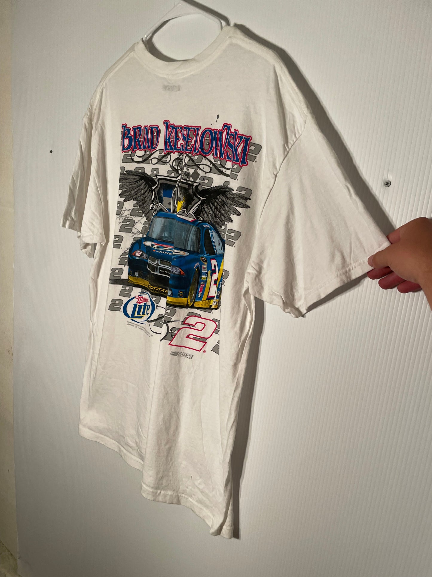 Vintage Miller Light Nascar Racing Tee