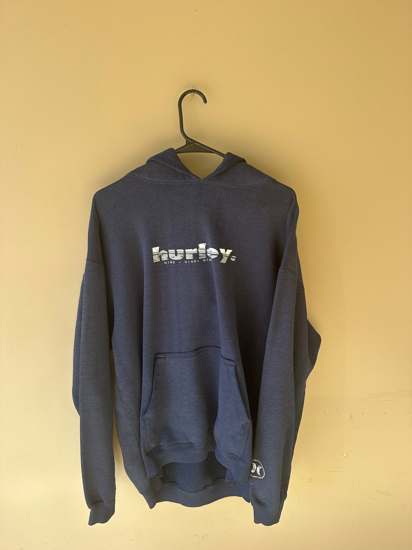 Vintage 90’s Hurley Navy Hoodie L