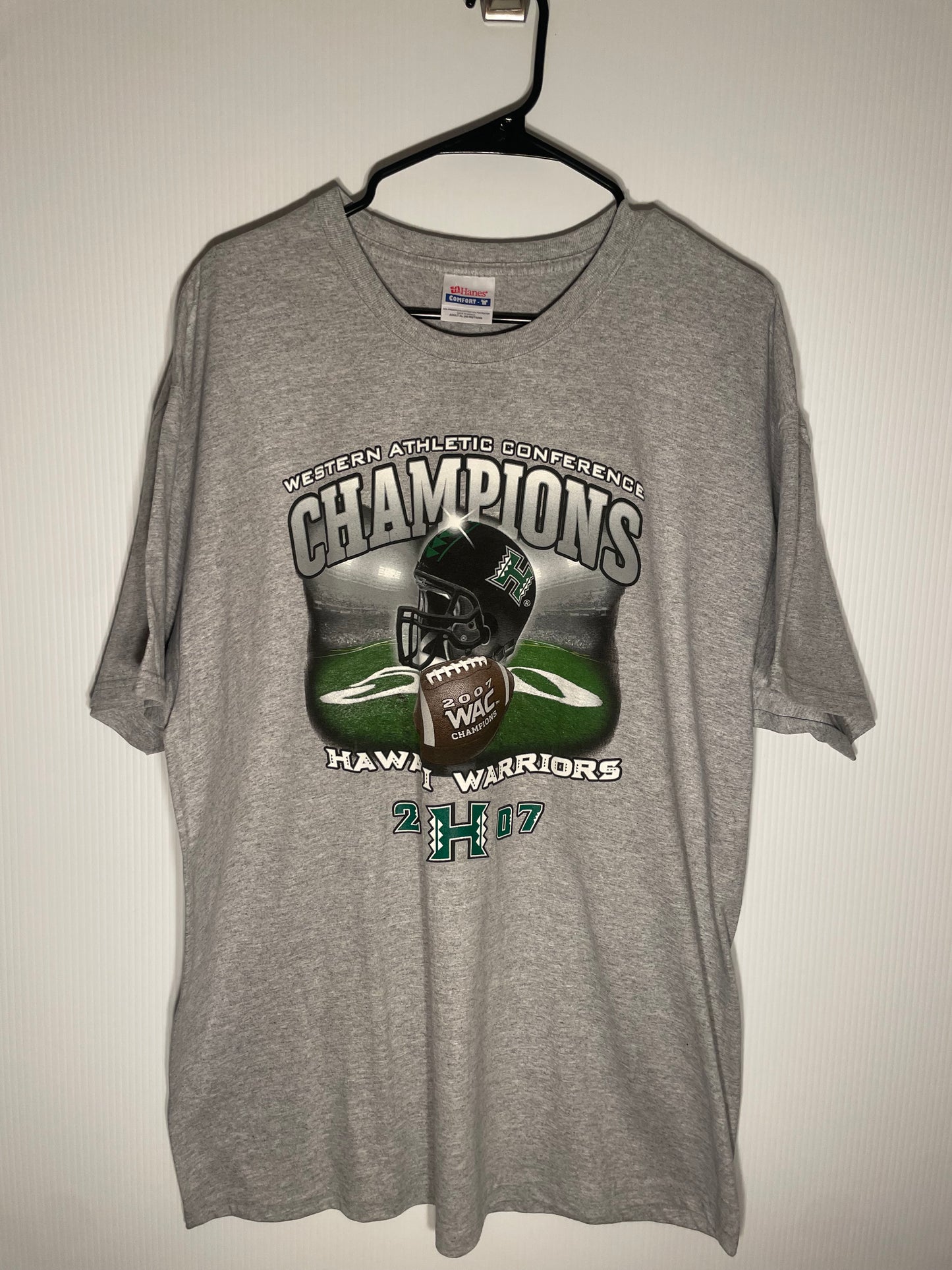 2007 XL University Of Hawaii Football Champions Tee