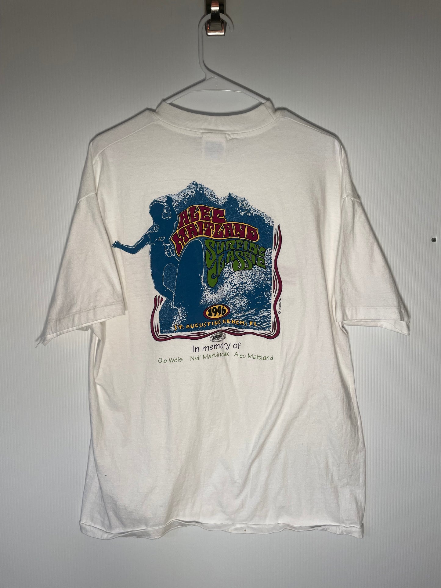 Vintage 1996 Maitland Surfing Classic Tee