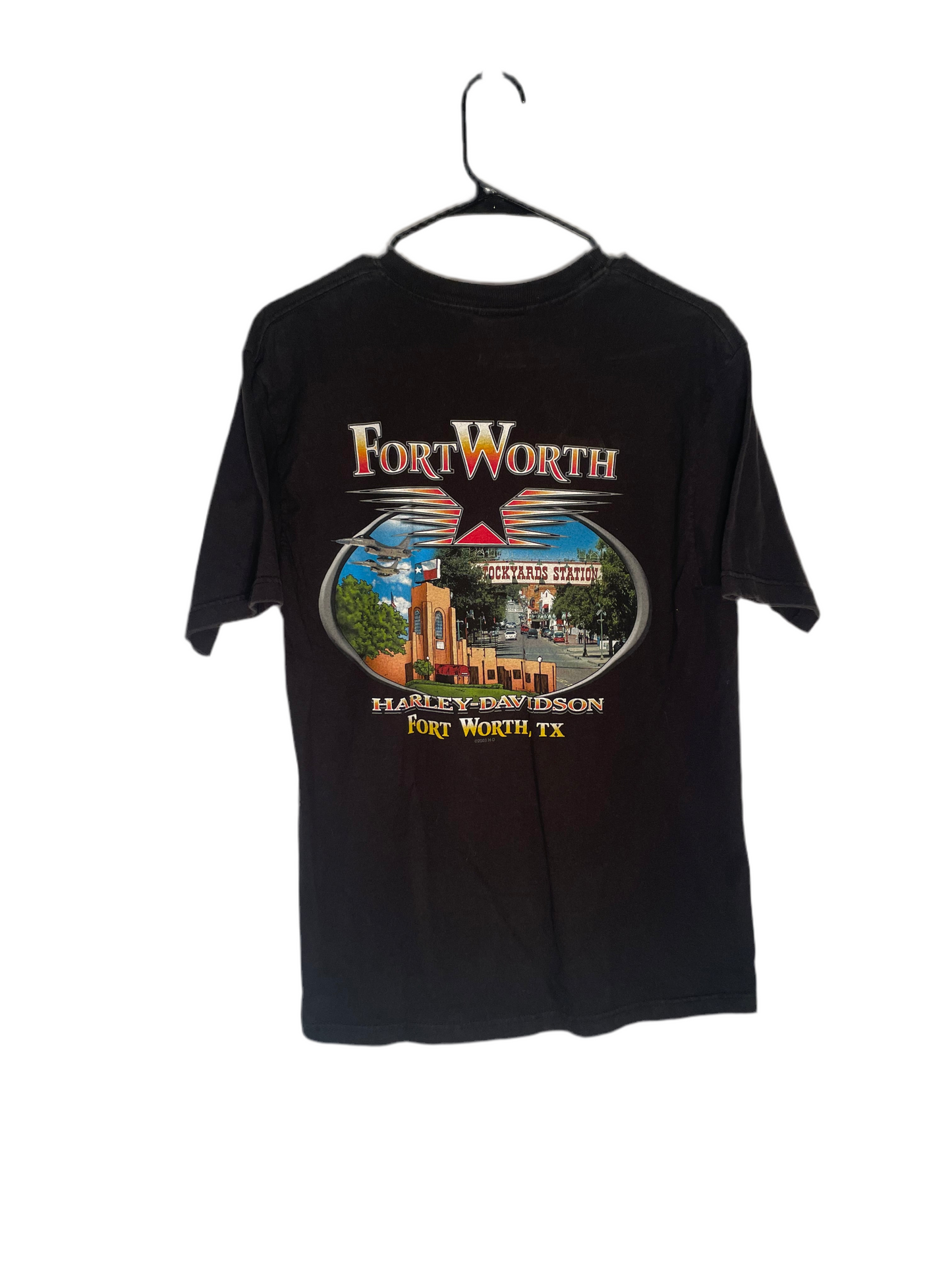 Vintage 2003 Harley Davidson Fort Worth Texas Tee