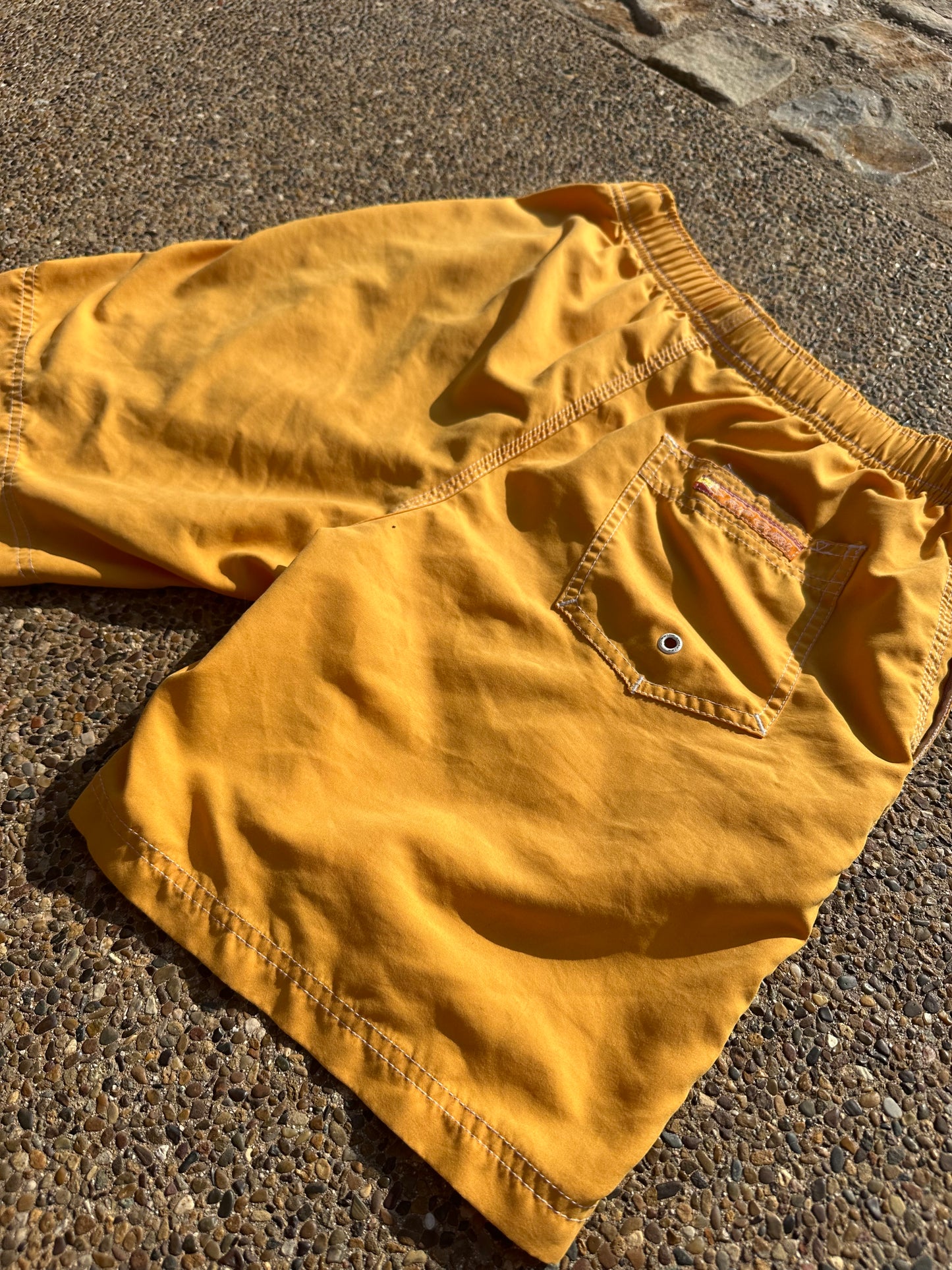 Vintage 90’s Rip Curl Yellow Trunks - 28-30