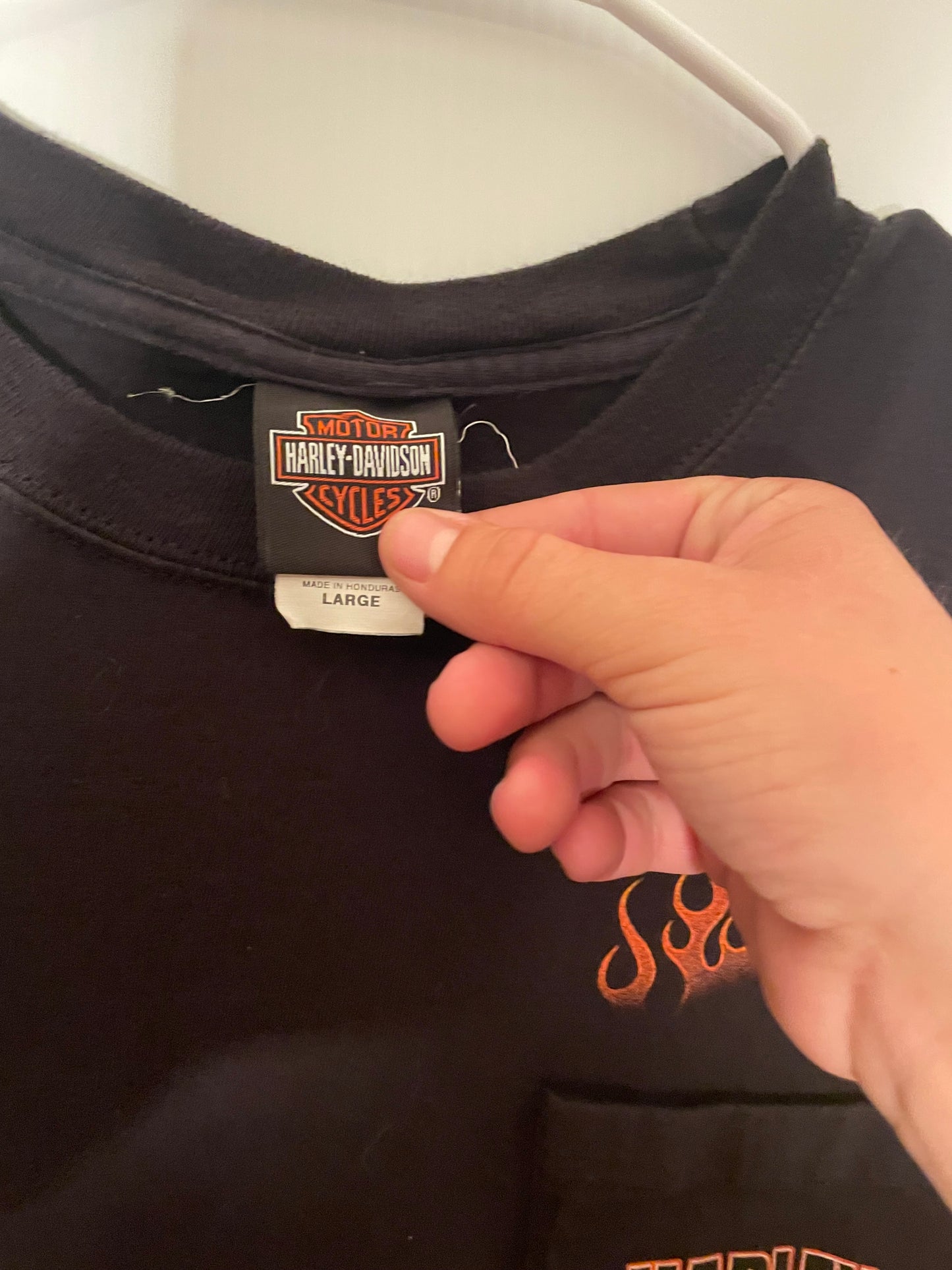 Vintage Harley Davidson Cherokee Flame Tee
