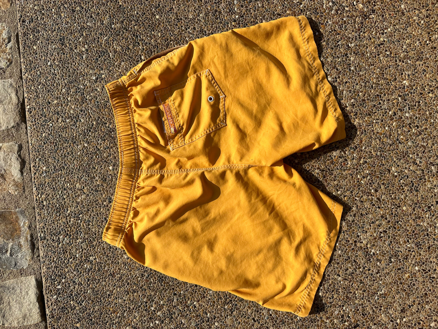 Vintage 90’s Rip Curl Yellow Trunks - 28-30
