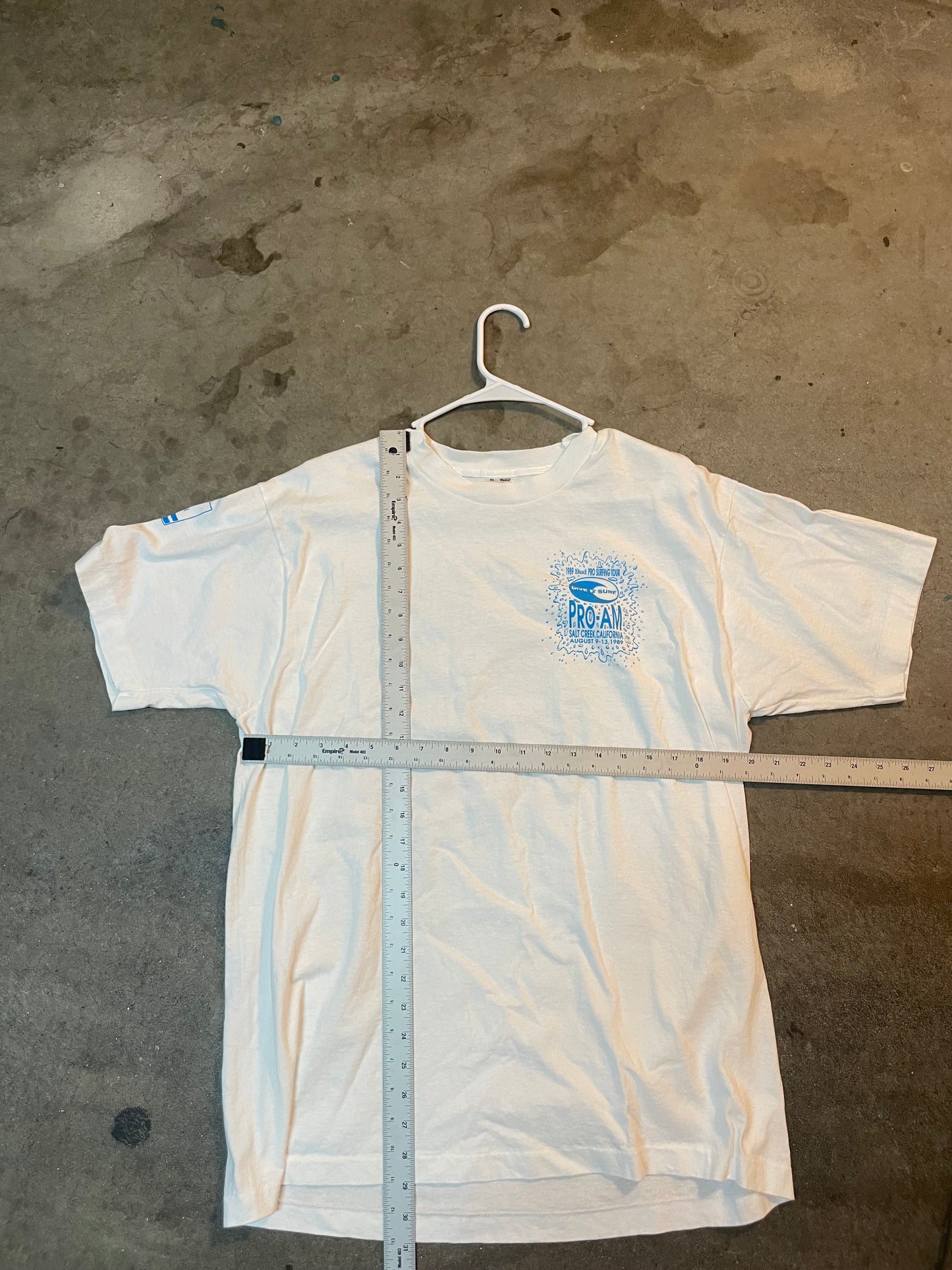 Vintage 1989 Bud Pro Surfing Tour Salt Creek Tee XL