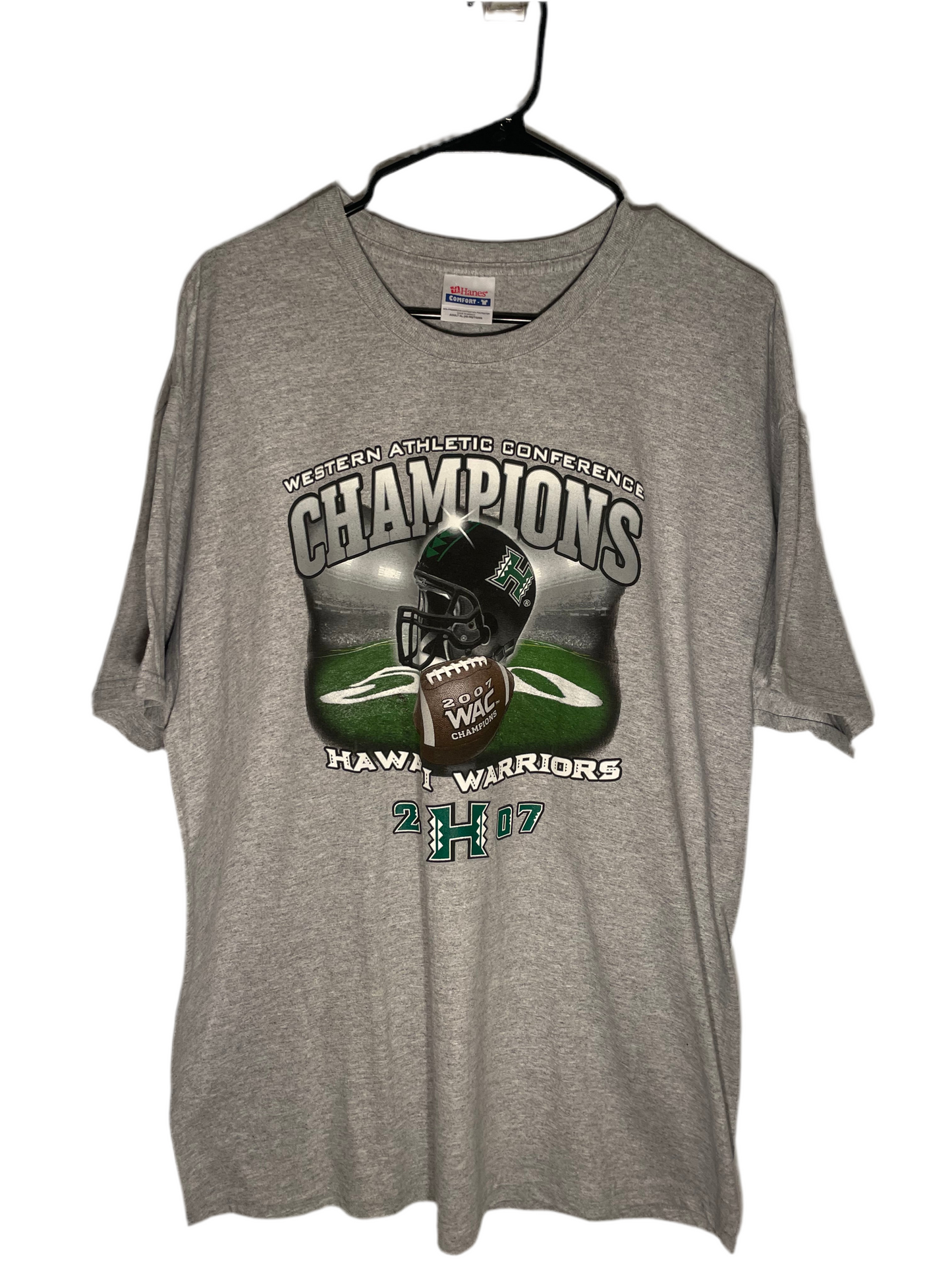 2007 XL University Of Hawaii Football Champions Tee