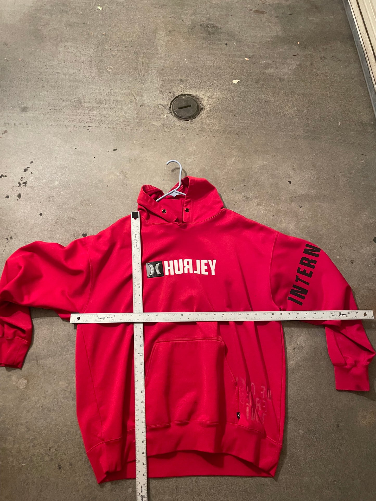 Vintage Hurley Heavyweight Hoodie XL