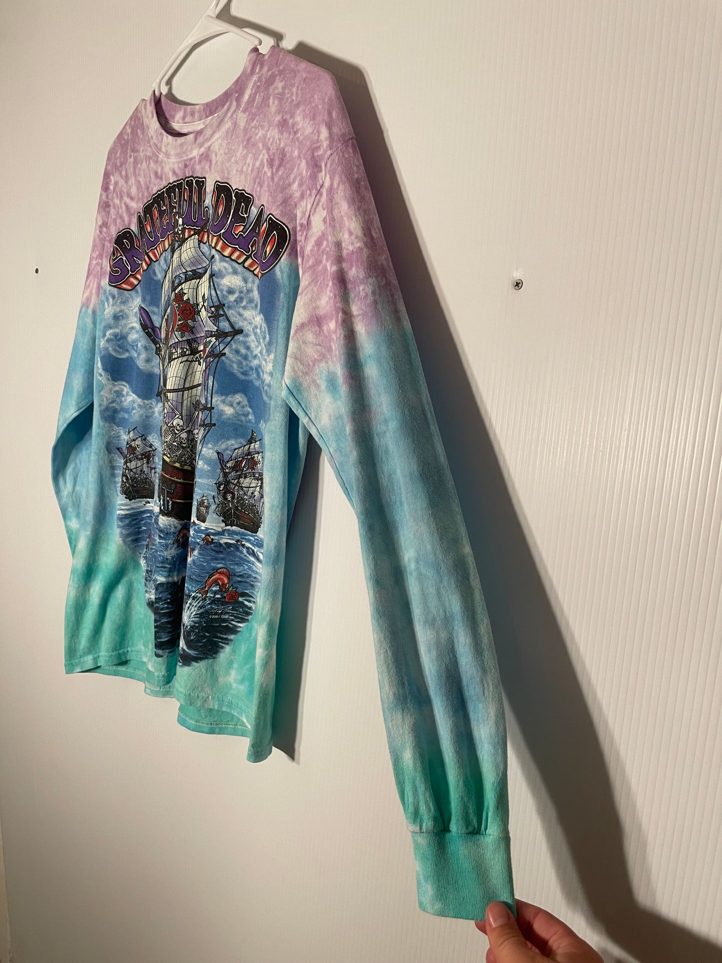 Grateful Dead Liquid Blue Modern Tye Dye Longsleeve