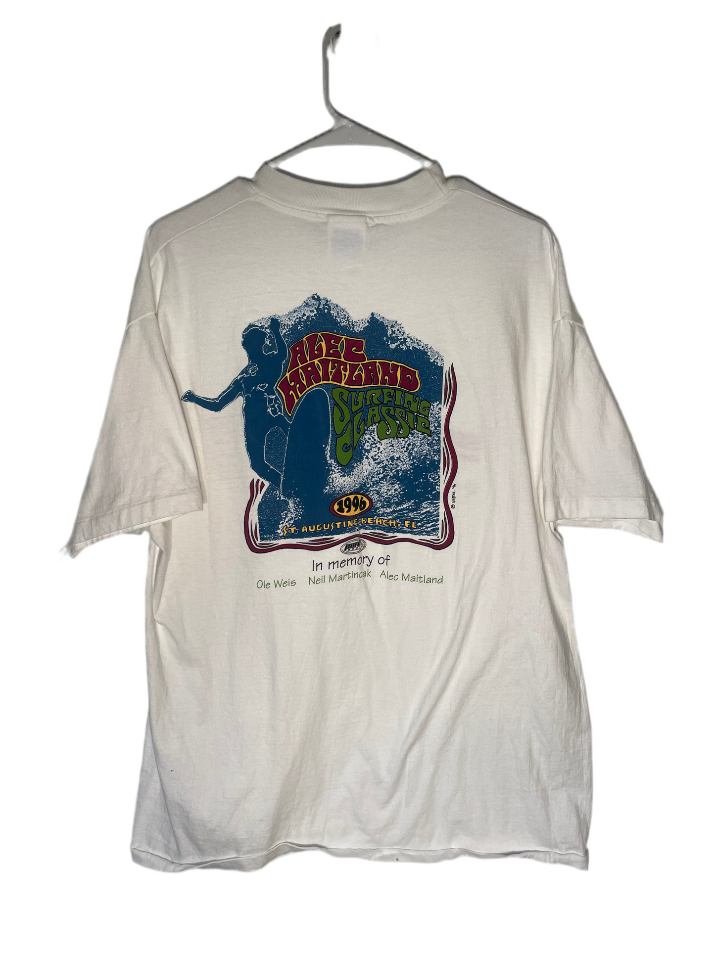 Vintage 1996 Maitland Surfing Classic Tee