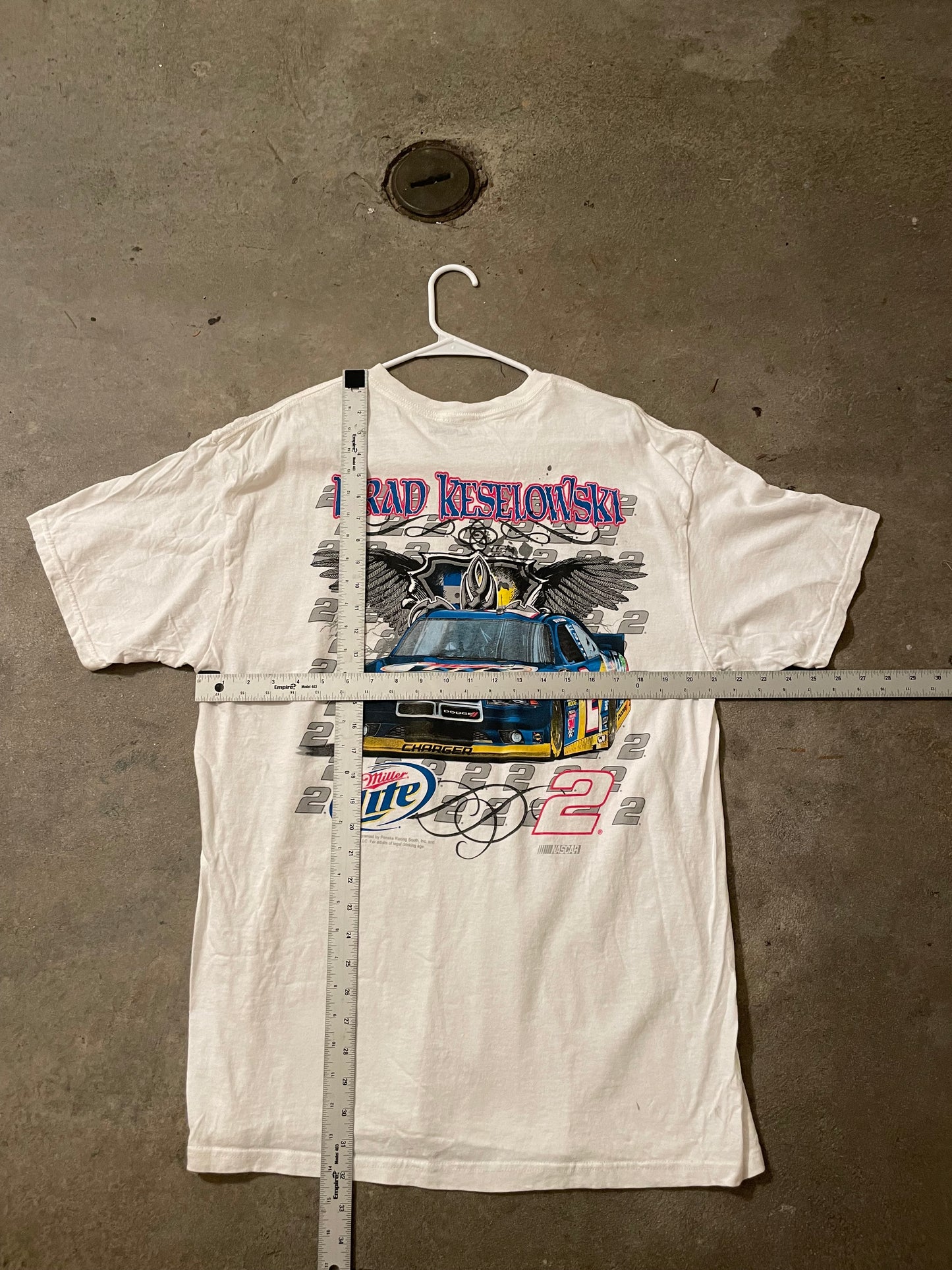 Vintage Miller Light Nascar Racing Tee