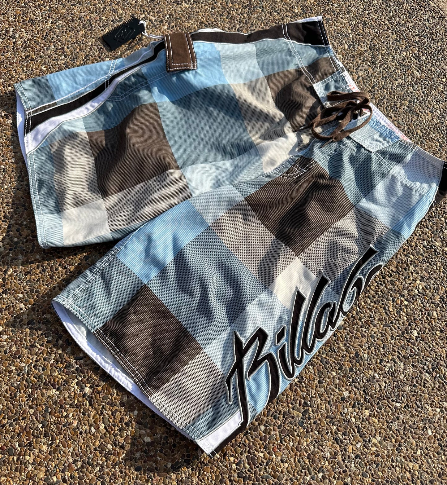Y2K Billabong Mark Occhilupo Brown Plaid - 30