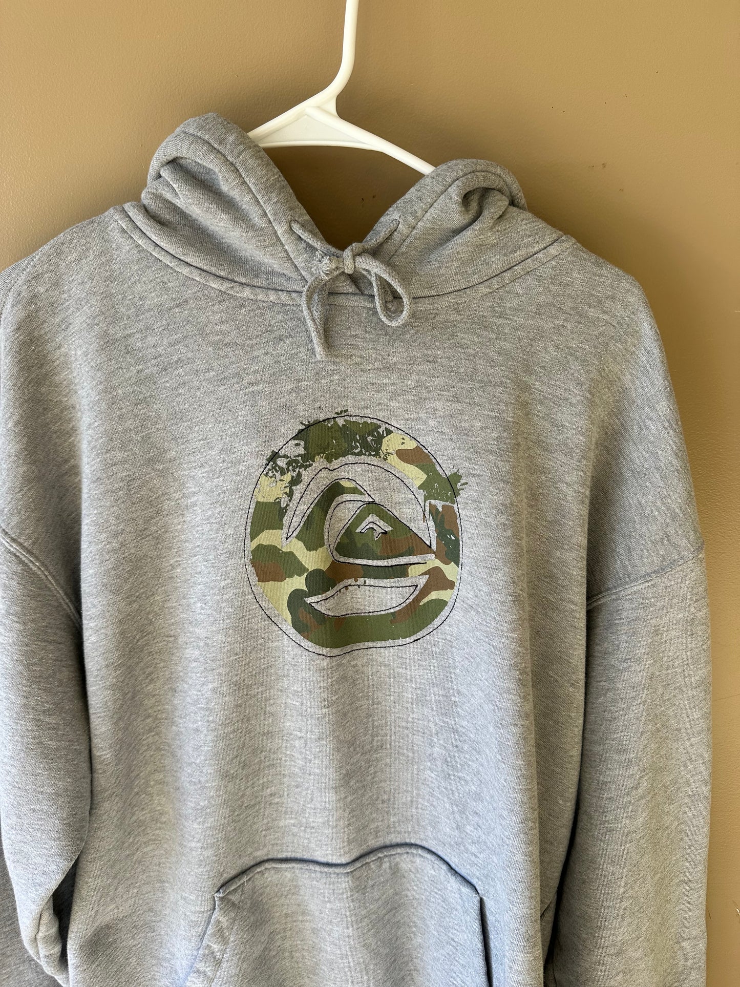 Vintage Quiksilver Camo Hoodie XL