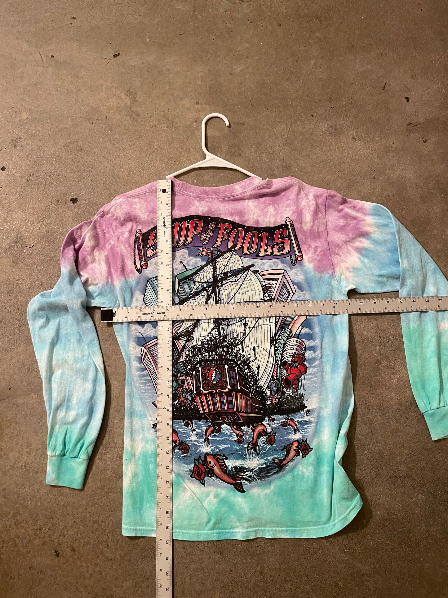 Grateful Dead Liquid Blue Modern Tye Dye Longsleeve