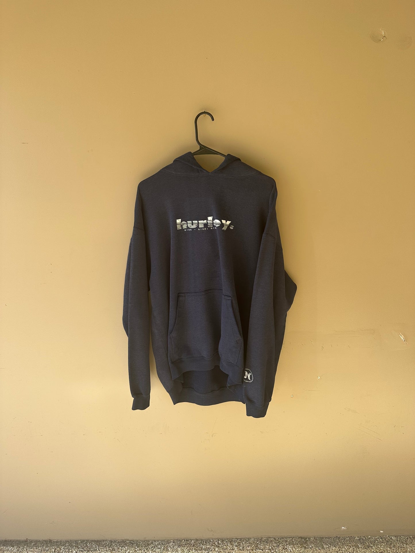 Vintage 90’s Hurley Navy Hoodie L