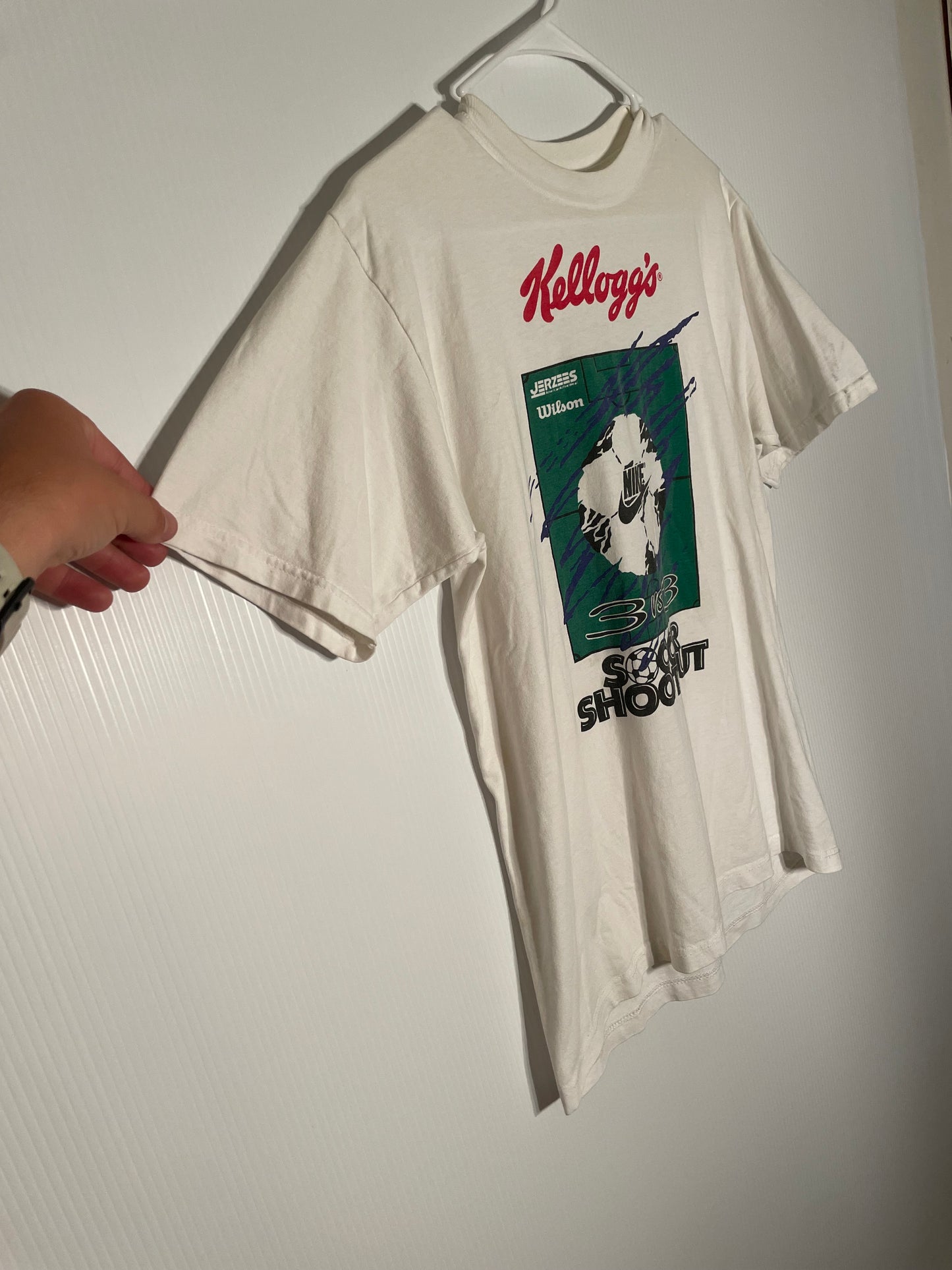 Vintage 1980’s Nike 3v3 Soccer Shootout Tee