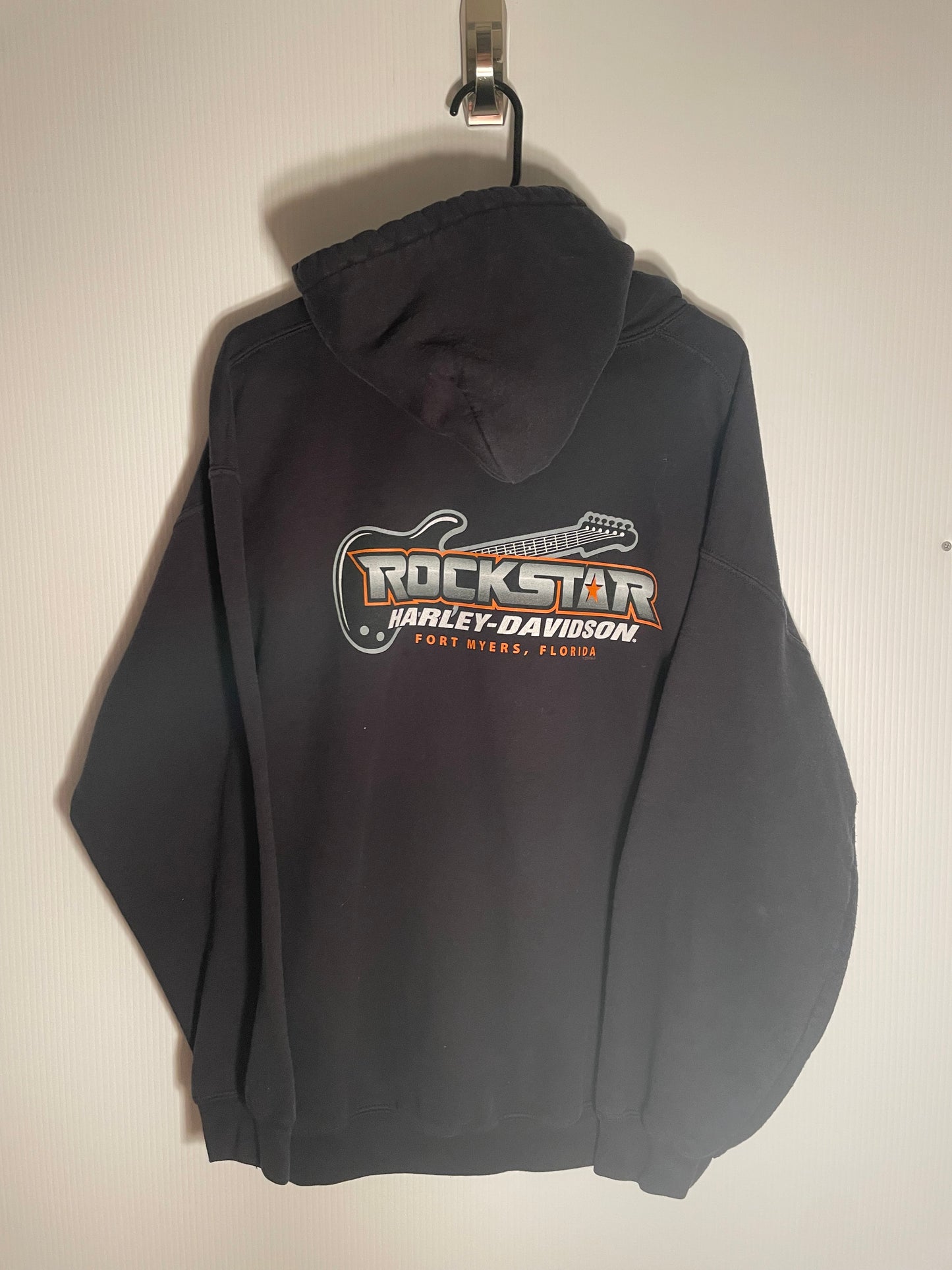 Vintage Harley Davidson Rockstar Hoodie
