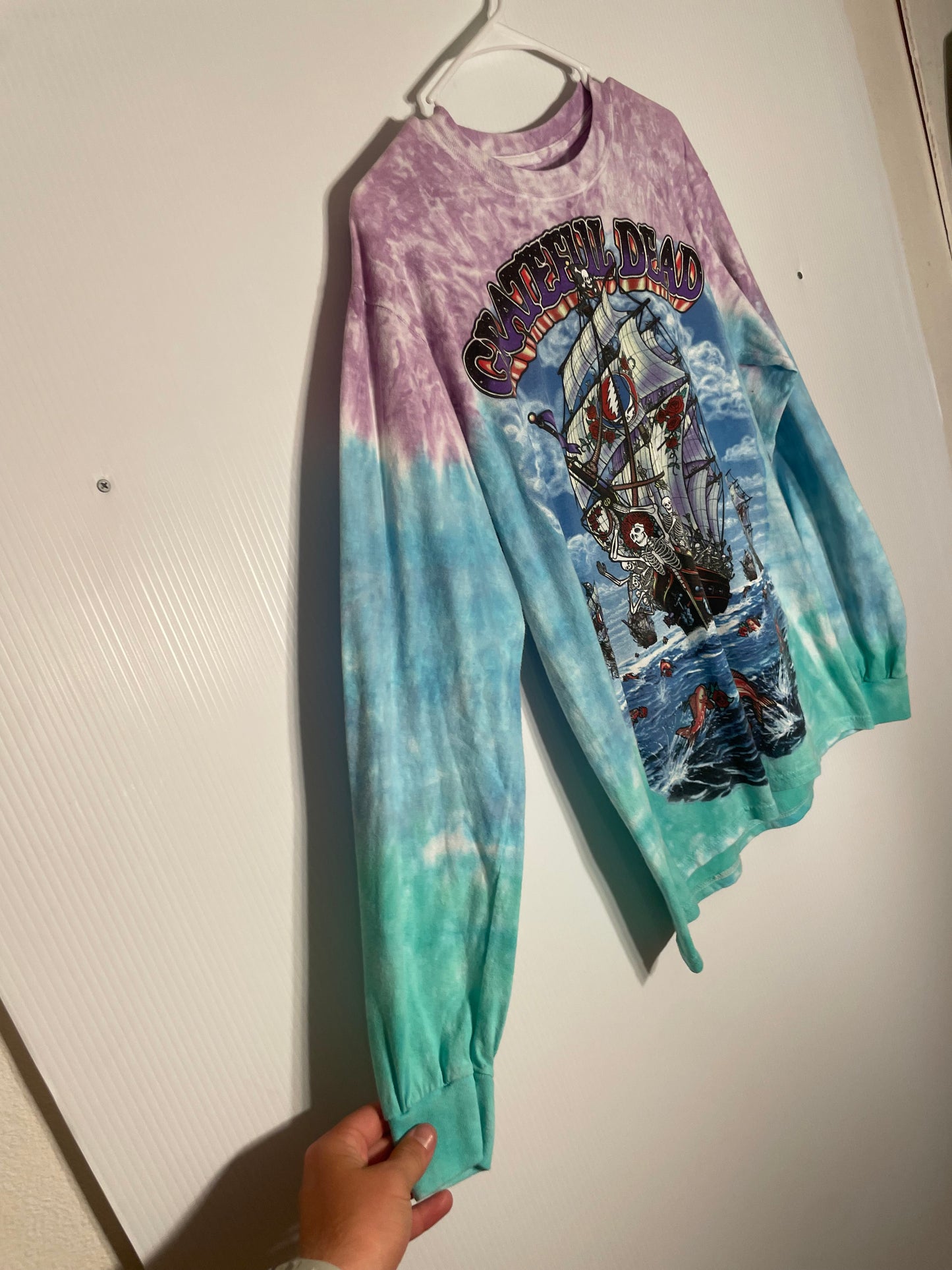 Grateful Dead Liquid Blue Modern Tye Dye Longsleeve