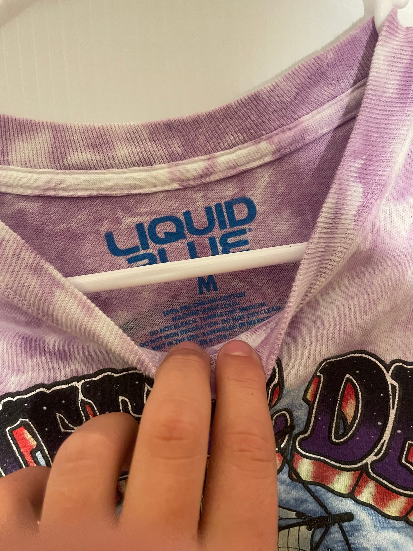 Grateful Dead Liquid Blue Modern Tye Dye Longsleeve