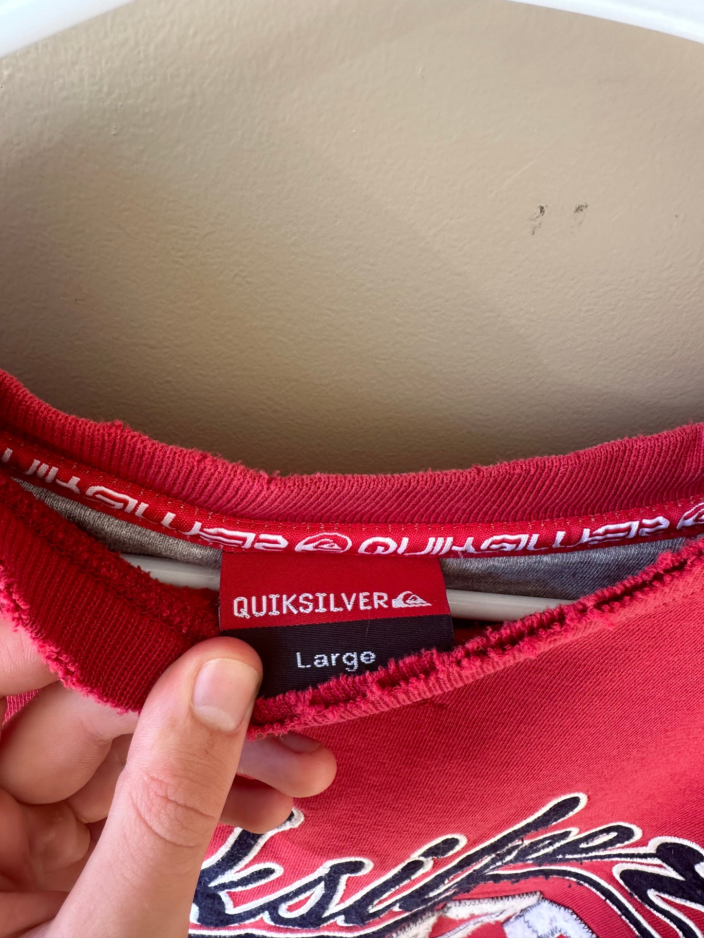 Vintage Quiksilver Distressed Crewneck  L