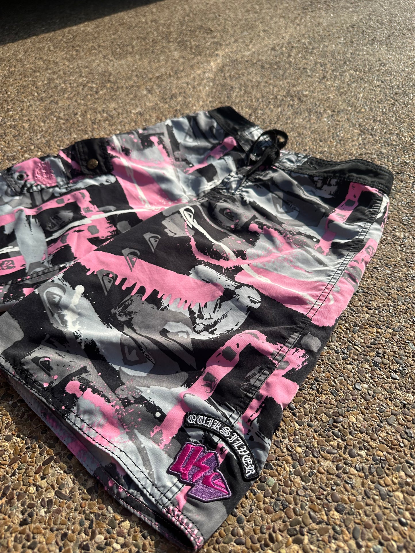 Quiksilver Pink Camo Surf Trunks - 29