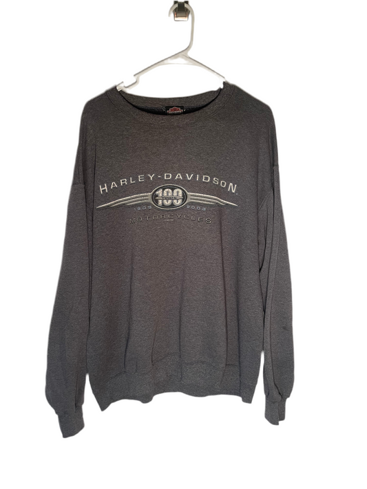 Vintage Harley Davidson 2002 100 Year Anniversary Crewneck