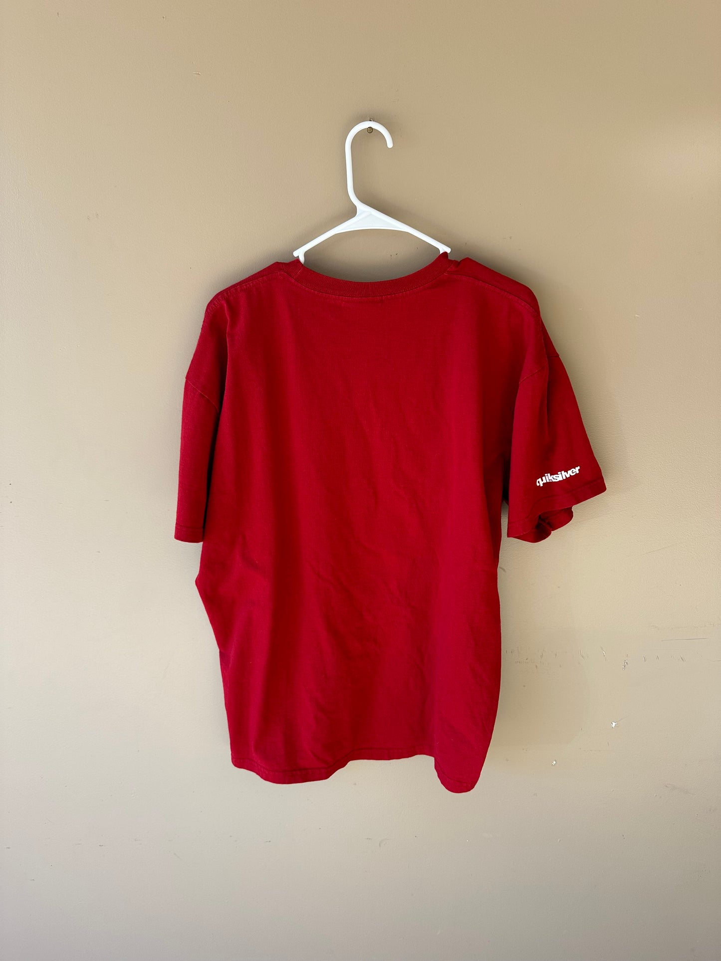 Vintage Quiksilver Box Logo Tee XL