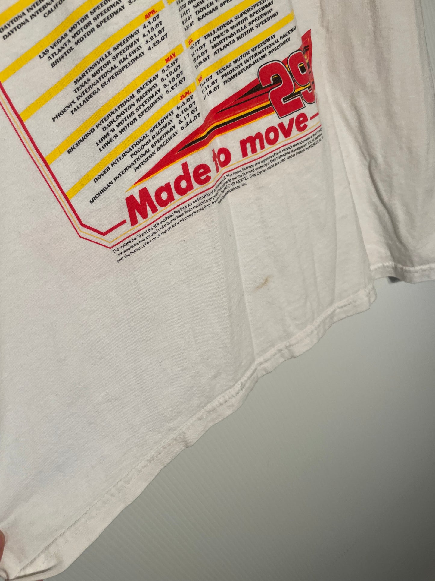 Nascar 2007 Tour Tee XL