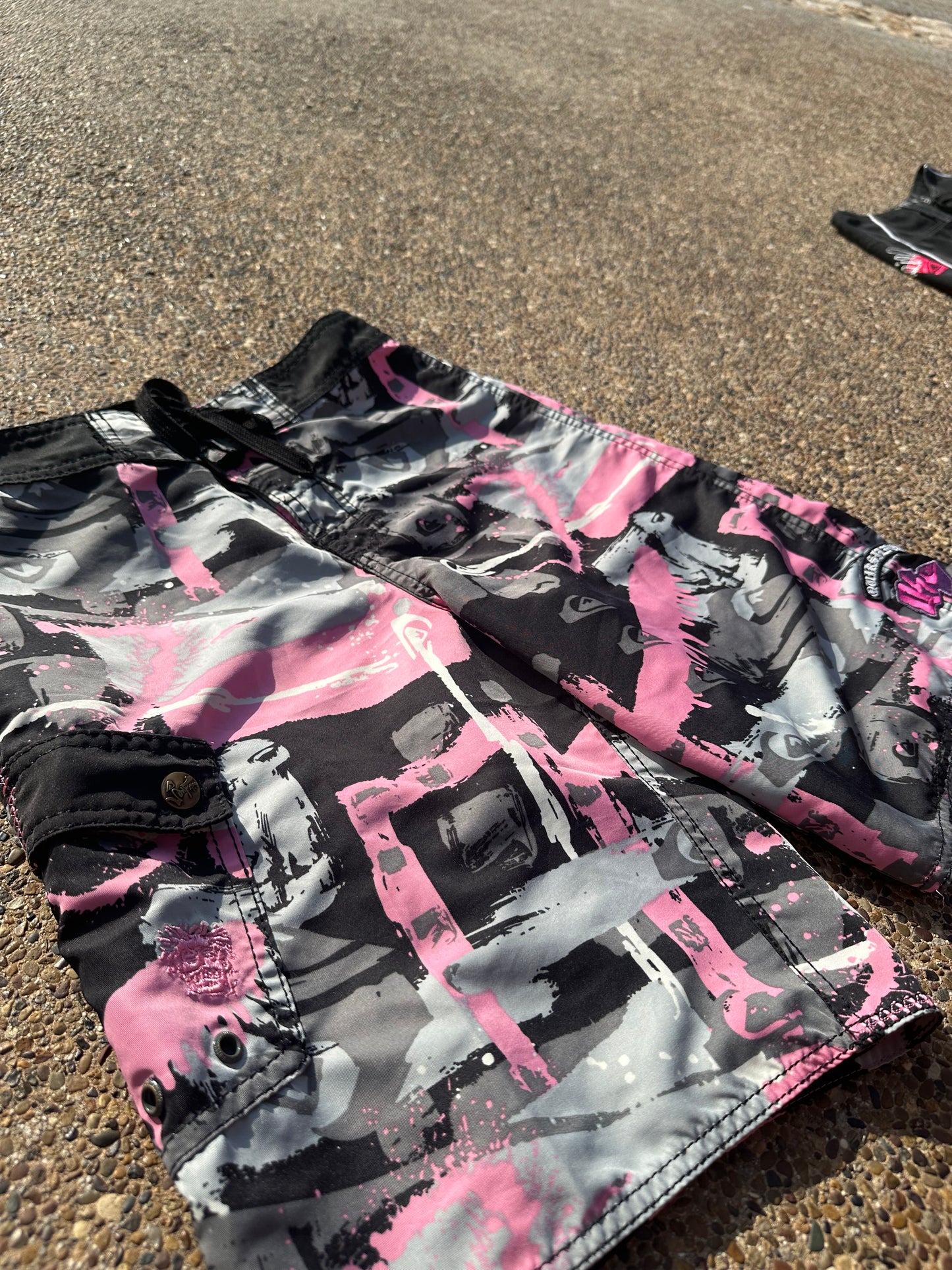 Quiksilver Pink Camo Surf Trunks - 29