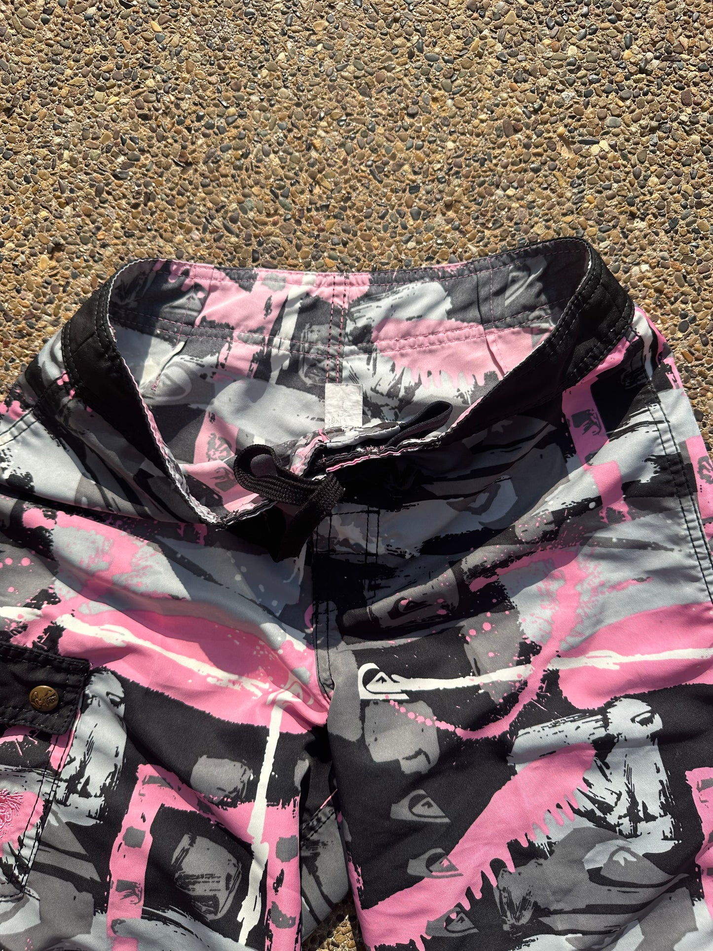 Quiksilver Pink Camo Surf Trunks - 29