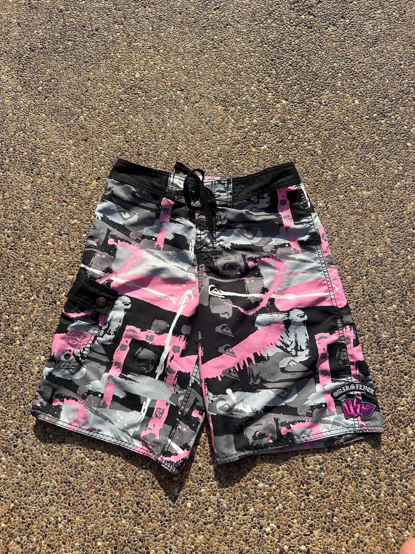 Quiksilver Pink Camo Surf Trunks - 29