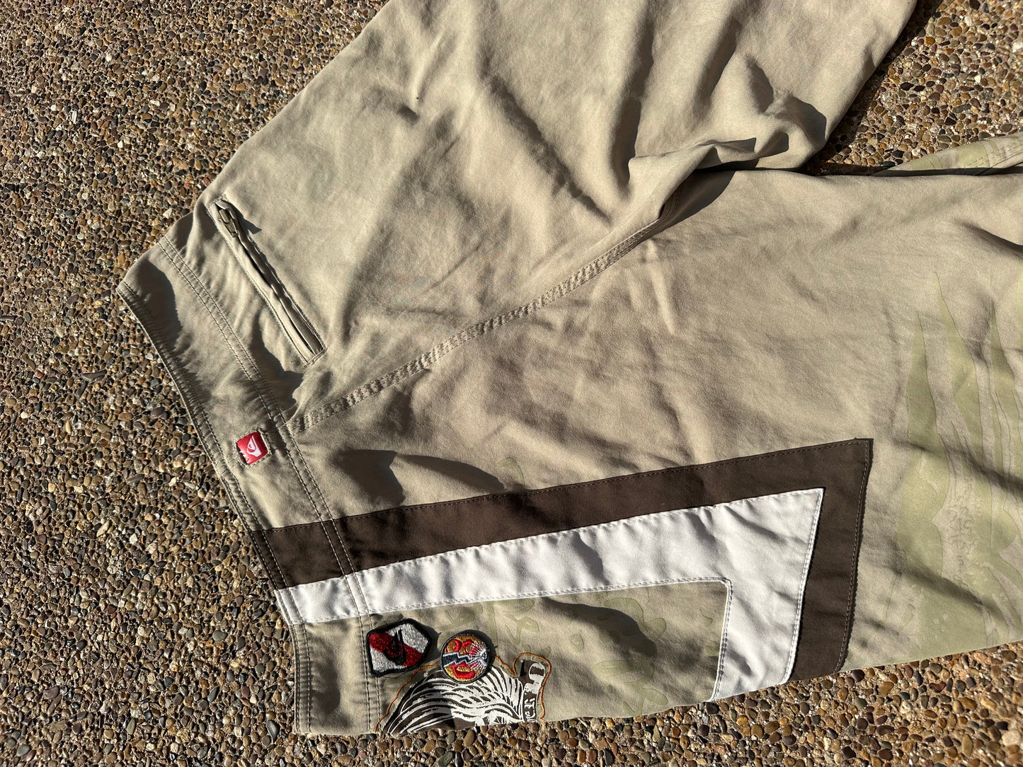 Vintage Quiksilver Tan Trunks - 28