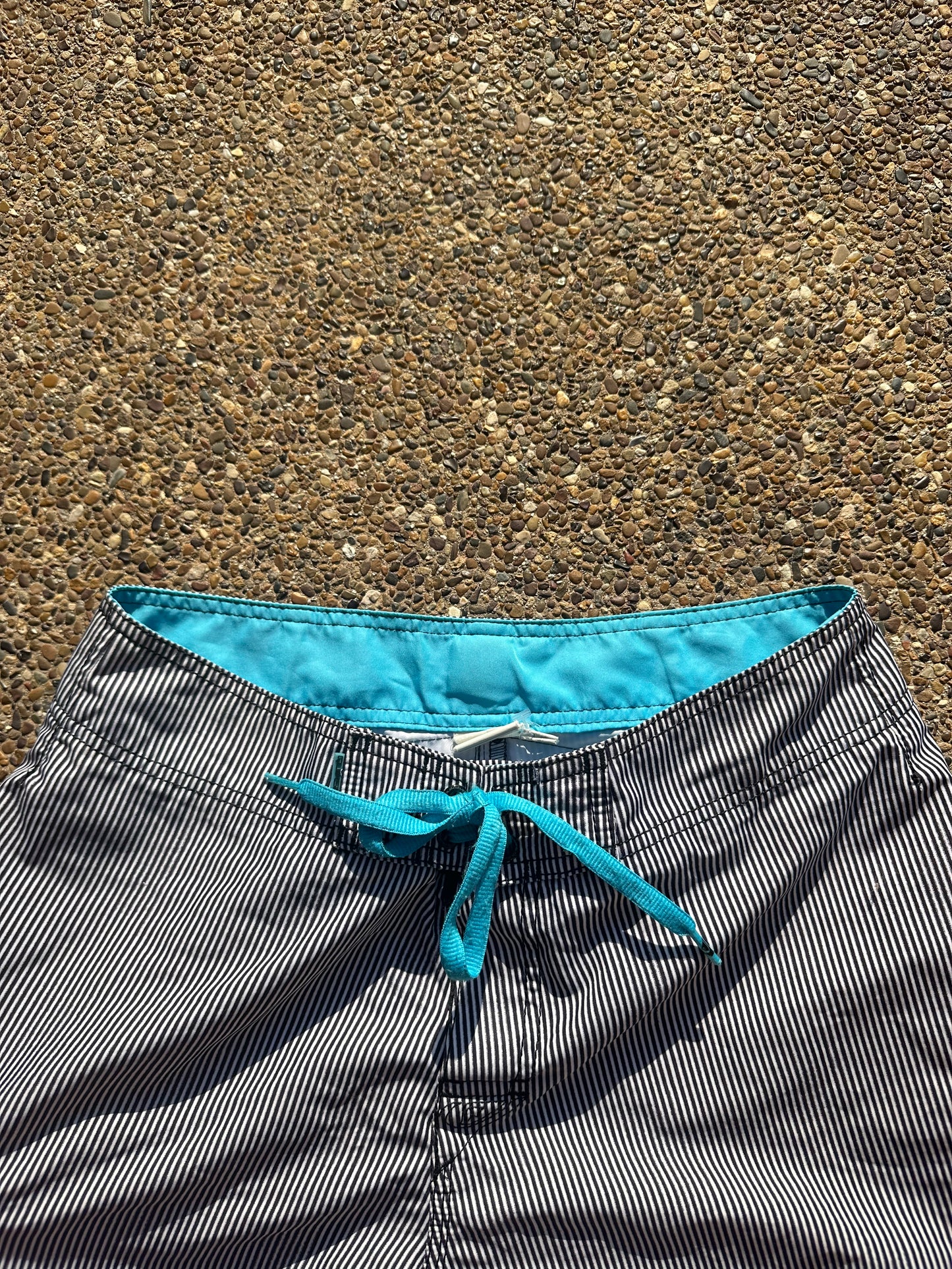 Vintage Quiksilver Pinstripe Trunks - 28