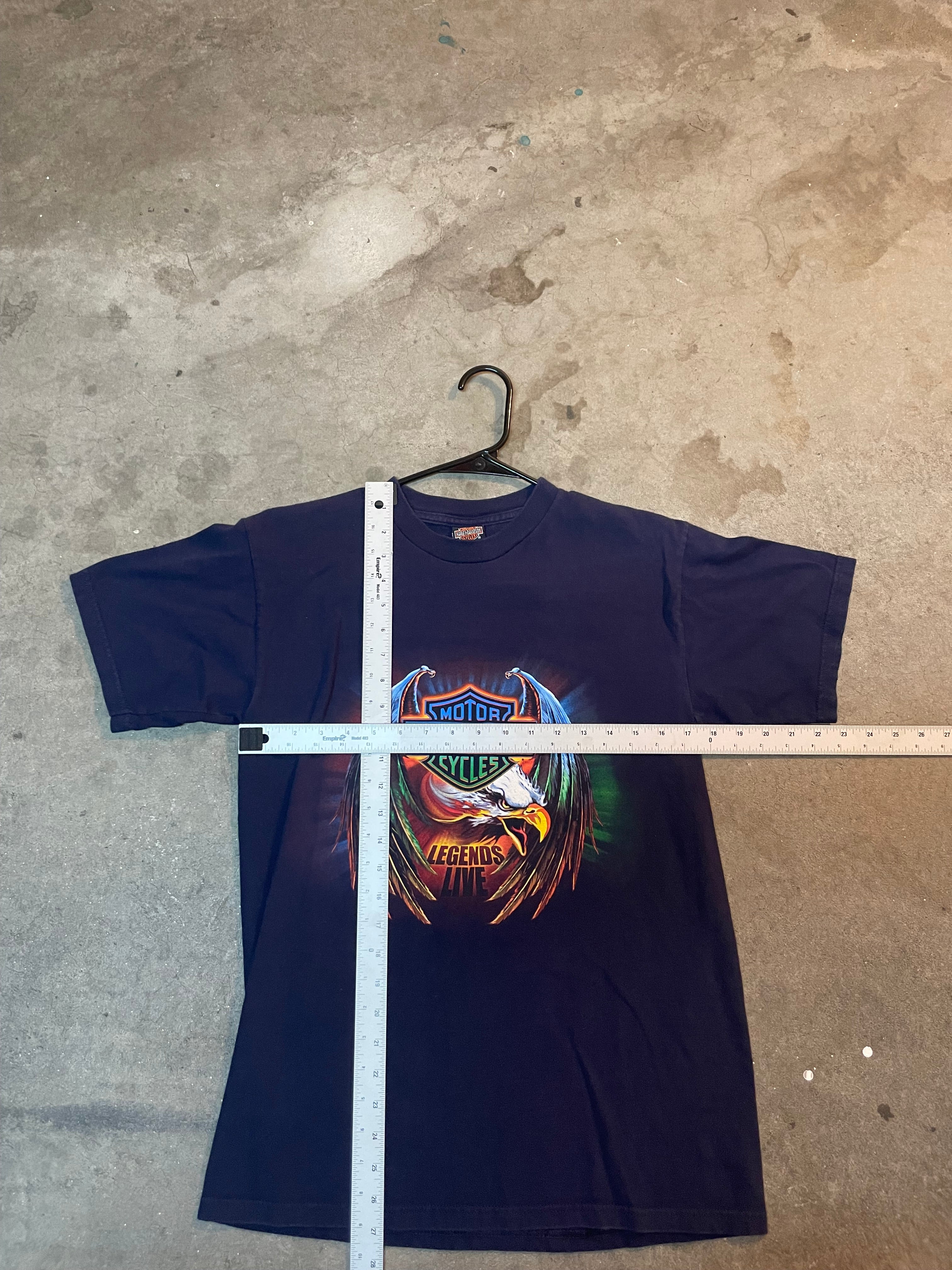 Harley Davidson Dark Blue Tee M – Leo's Vintage Store