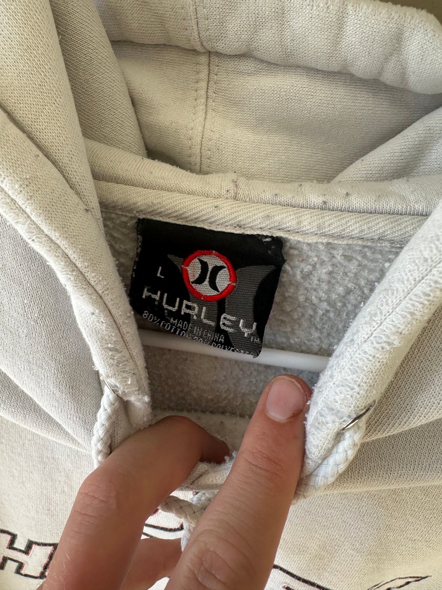 Vintage Hurley Surfwear Hoodie L