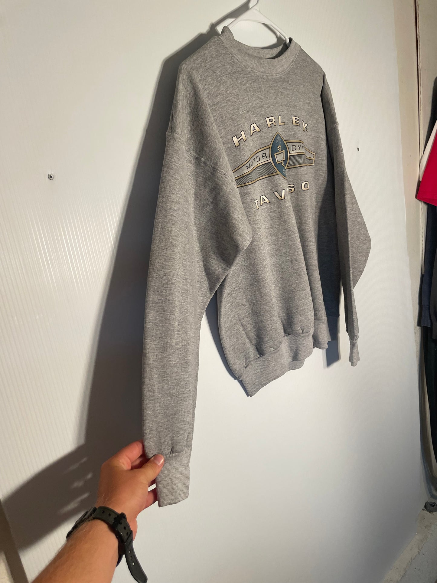 Vintage 1997 Harley Davidson Crewneck 10th Anniversary Ohio