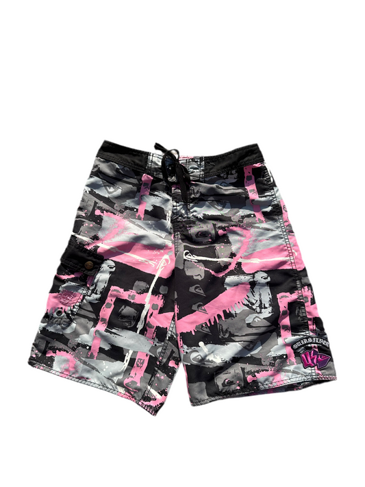 Quiksilver Pink Camo Surf Trunks - 29