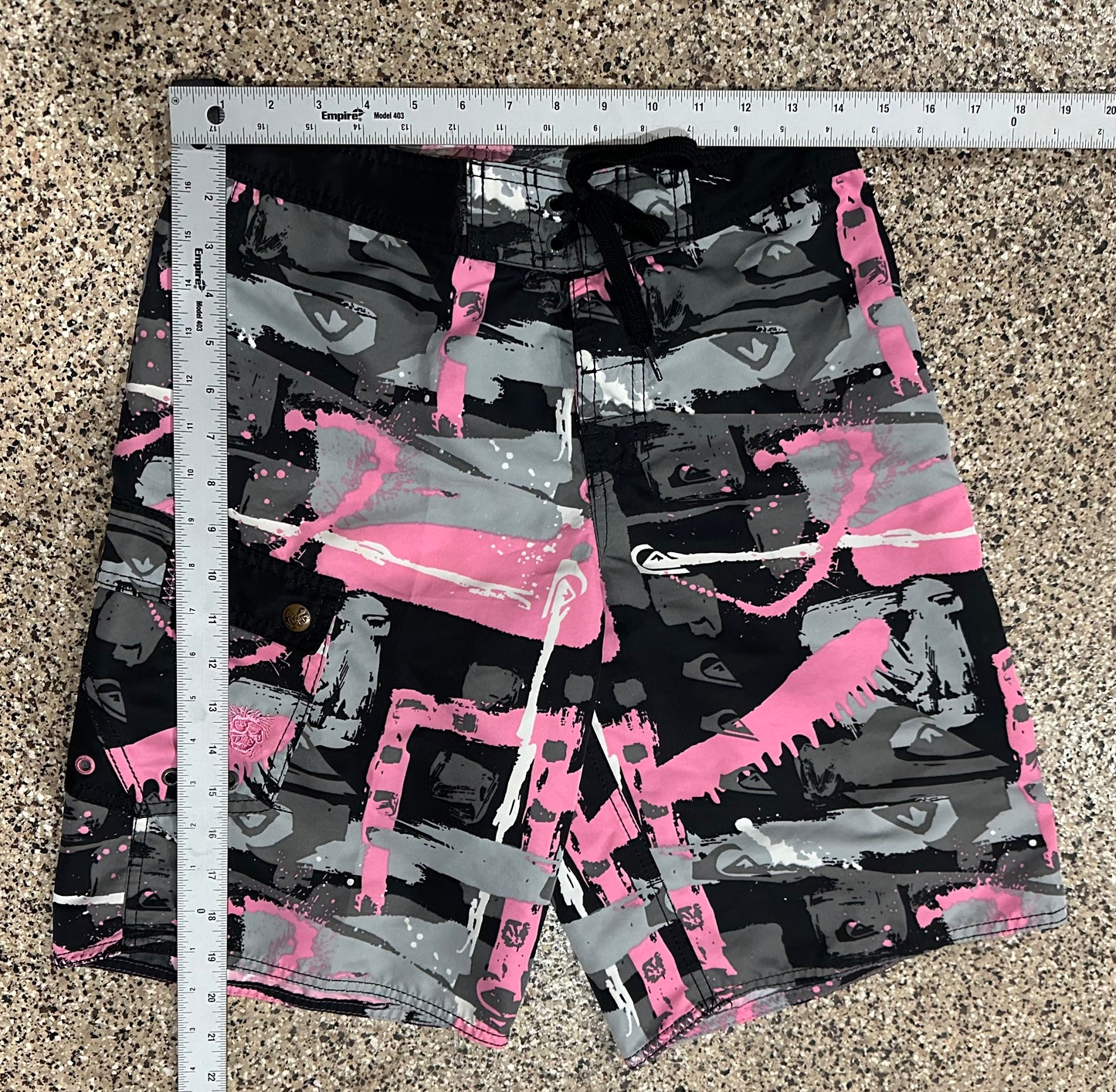 Quiksilver Pink Camo Surf Trunks - 29