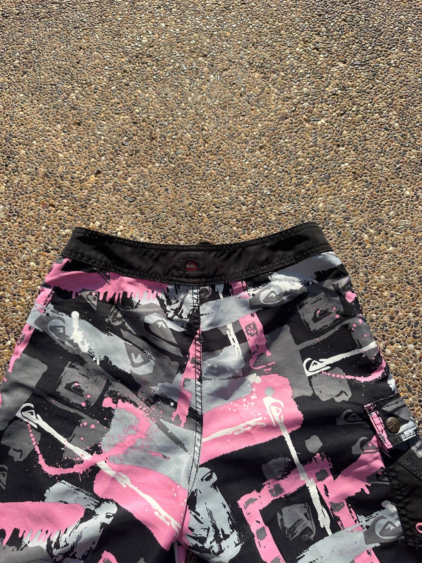 Quiksilver Pink Camo Surf Trunks - 29