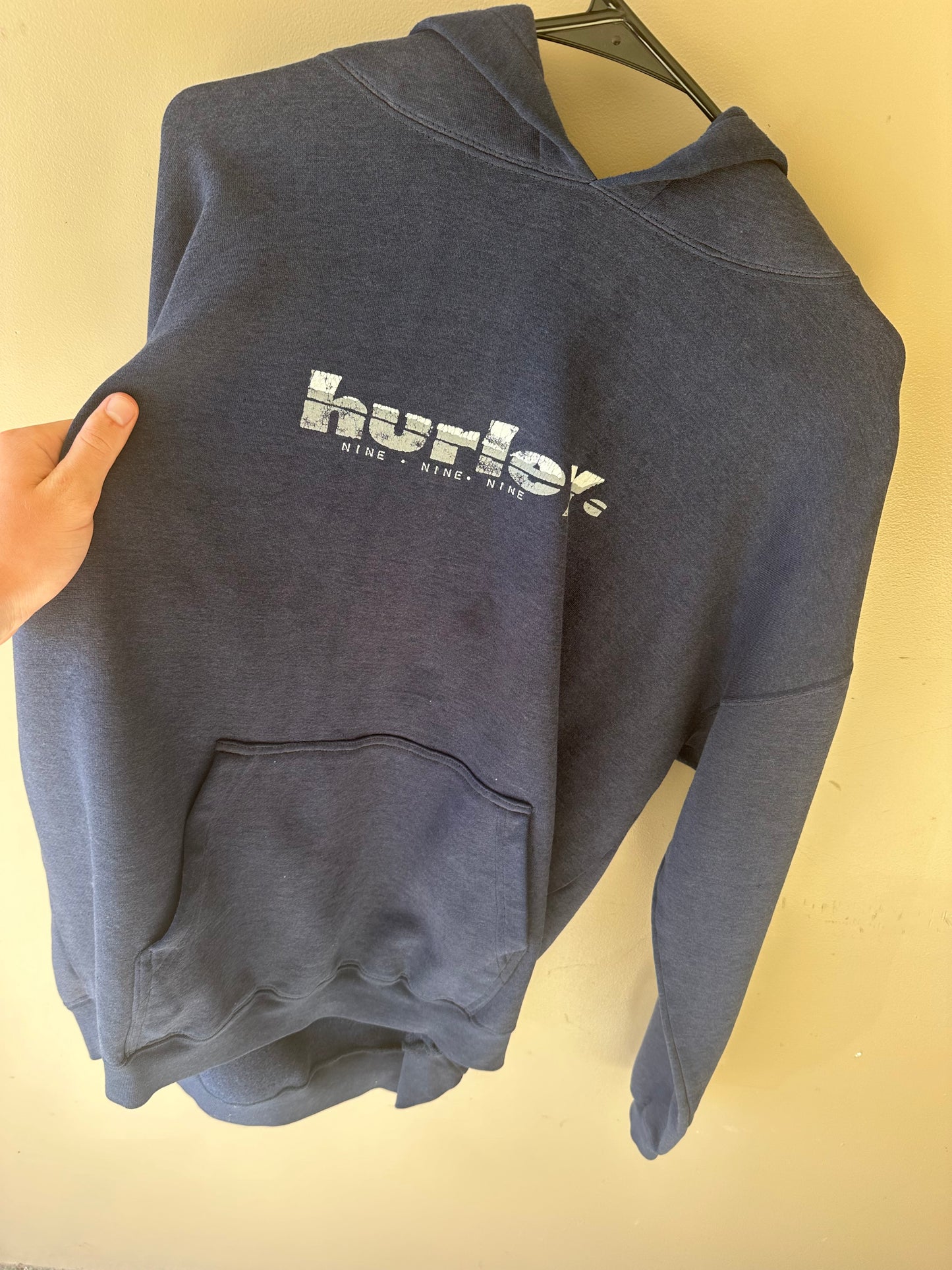 Vintage 90’s Hurley Navy Hoodie L