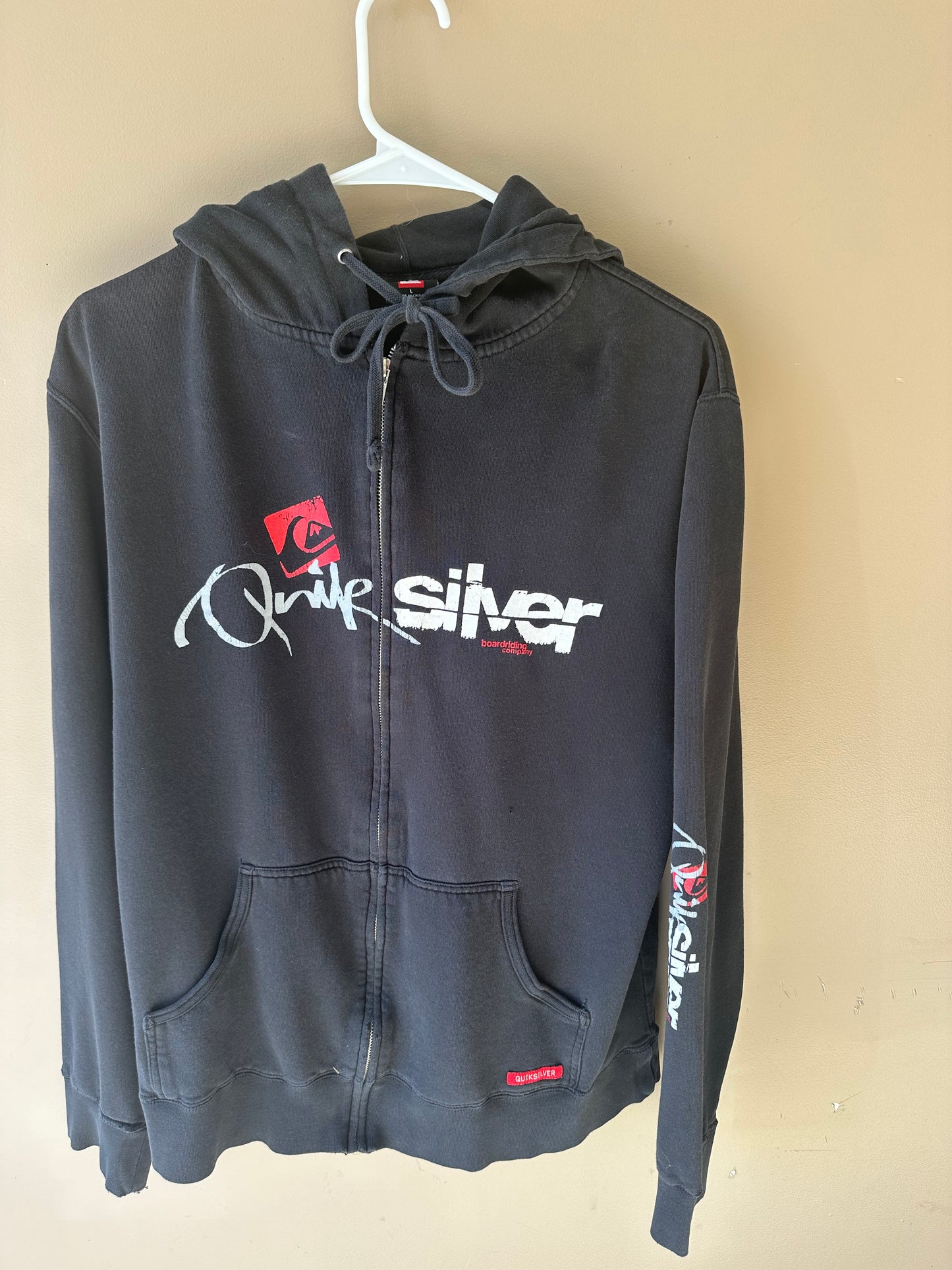 Quiksilver Zip-Up Hoodie L